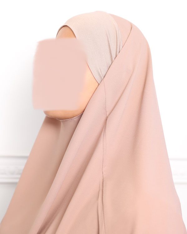 Khimar court en crêpe pointu khimar triangle khimar pas cher mon hijab pas cher